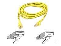 Belkin Patch cable - RJ-45(M) - RJ-45(M), 10m - UTP ( CAT 5e ) - Yellow (A3L791B10M-YLW)